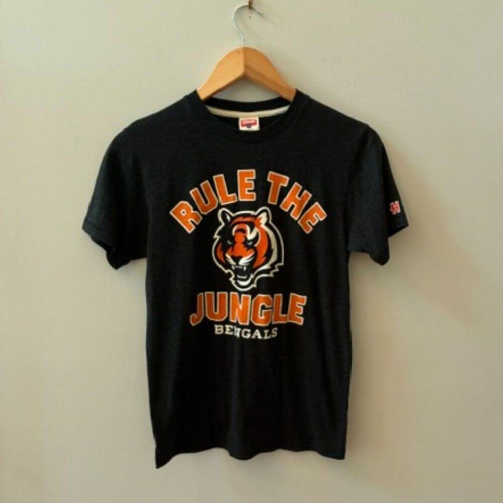 Homage Cincinnati Bengals "Rule the Jungle" Graphic Tee | XS | NFL | EUC